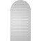 Ekena Millwork Round Top Surface Mount PVC Gable Vent: Functional, w/ 2"W x 2"P Brickmould Sill Frame, 20"W x 40"H GVPRT20X4003SF - alternate 4